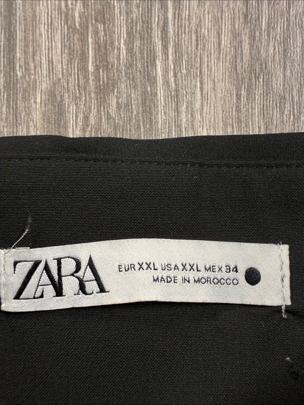 Black High-Waisted Tie-Waist Trousers XXL - Picture 2 of 5